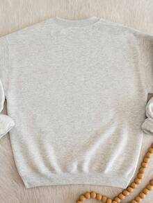 INAWLY Texas Bluebonnet State Embroidered Crew Neck Sweatshirt, Lone Star State, Women's Sweatshirt, Suitable For Fall And Winter, Embroidered Style, Embroidered Decoration, Now Fashionable T-Shirt, Beautiful Sweatshirt, Gift For Siblings, Gift For Sisters, Gift For Mom, Mother's Day Gift, Casual And Fashionable Top