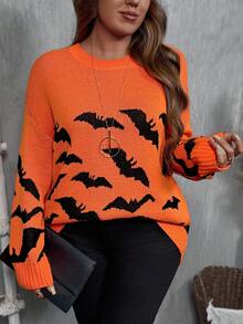 EMERY ROSE Suéteres de talla grande para Halloween - Multicolor - Ver 4