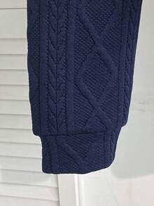 SHEIN Playful Pals 2pcs Infant/Baby Boys Casual Collegiate Style Solid Color Patchwork Polo Collar Long Sleeve Top And Solid Color Pants Set, Infant Clothing, 6M-3T Navy Blue Baby Boy Clothes Baby Boy Navy Outfit Set Infant Boy Outfit Baby Boy Outfit Set Baby Boy Clothes Boys Outfit Sets Boys Parties Sets Baby Boy Winter Outfit Baby Boy Two Pieces Cable Knit Set Fall