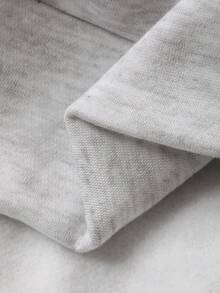 DAZY 2 件套青少年女孩宽松落肩连帽衫和紧身裤套装，秋季学生休闲装