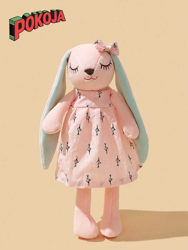 Cuddly Pink Rabbit Plush Toy - Soft PP, Perfect For Easter, Mother's Day & Wedding Gifts