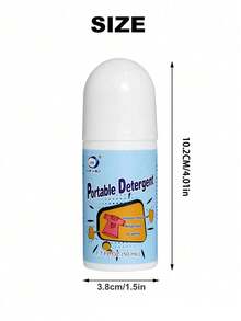 1pc/2pcs/3pcs 50ml Stain Remover Portable Clothes Rolling Bead,Magic Powerful Cleaner Cleaning Pen Clothes Decontamination,No-Wash Emergency Fast Clear Liquid Roller-Ball Cleaner Clothe Fabric Cleaning Tool