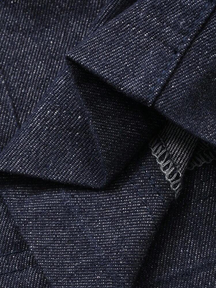 Autumn New High-End Fashion Denim Vest & Jeans Set, Chic And Mature Denim Outfit