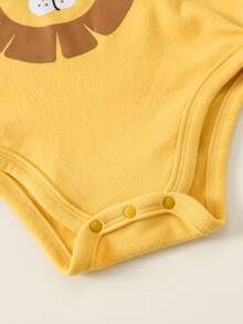 SHEIN 5件套新生儿男女通用可爱休闲针织圣诞鹿卡通图案长袖连体衣，婴儿冬季服装，我的第一个圣诞节 - 彩色 - 查看 11