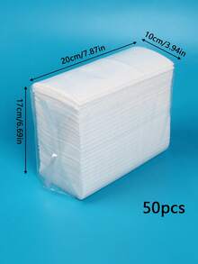 50 piezas de servilletas de cena con bolsillo para cubiertos, toallas de papel plegadas para invitados, tacto de lino, para bodas, eventos, uso diario en la cocina, color blanco, perfectas para San Valentín, bodas y cenas navideñas - Agrega un toque de elegancia a tus accesorios de vajilla - Blanco - Ver 16