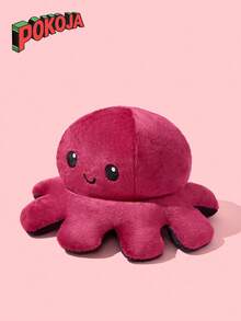 2025年新款可爱翻滚章鱼改变心情毛绒玩具减压书桌摆件 - 彩色 - 查看 6