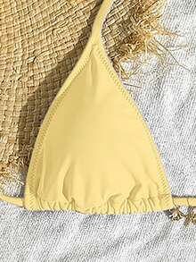 Bonvoyette Bikinis Beachwear Spring And Summer Fashion Vacation Casual Solid Colour Starfish Decor Sexy Bikini Outfits For Women