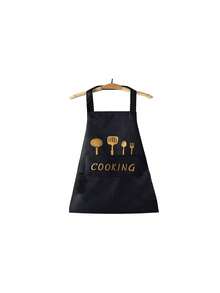 SHEIN 2pcs/1pc Premium Water And Oil Proof Cooking Apron - Durable, With Cutlery Pockets, Customizable Adjustments, Perfect For Use In Cafes, Restaurants And Home Kitchens, A Stylish, Versatile Necessity - Multicolor - View 12