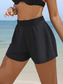 Women Fashion Solid Loose Beach Pants Summer