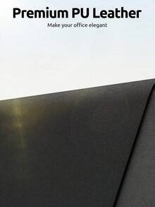 SHEIN 1pc Leather Desk Mat, Large Size Mouse Pad, Non-Slip Desk Pad, Waterproof PU Leather Desk Protector Mat, PU Leather + Flocked Surface Anti-Slip Anti-Glare Desk Pad, Suitable For Office And Home , Multi-Color Available, School Supplies, Back To School