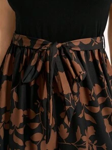 Comfylo 加大码纯色撞色系带前系带休闲连体裤西部风女装节日波西米亚嬉皮女牛仔装老钱波西米亚夏季波西米亚老钱棉