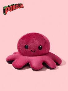 2025年新款可爱翻滚章鱼改变心情毛绒玩具减压书桌摆件 - 彩色 - 查看 5