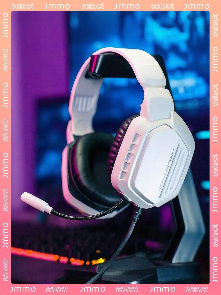 JMMO GX10 极具吸引力的有线包耳式游戏耳机，适用于台式机、笔记本电脑、游戏手柄，畅销产品
