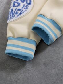 PAVTROS Manfinity Streetrush Men's Patchwork Baseball Jacket, Long Sleeve Bomber Coat, Sky Blue Varsity Jacket, Men's Letterman Jacket, Men's Varsity Jacket, Baby Blue Baseball Jackets Men Women Custom Jacket , Fall Winter