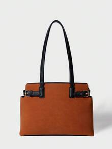 SHECARRY Women's Fashion Versatile Simple Casual Tote Bag