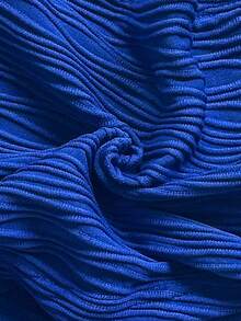 Soleia 女士度假白色针织纹理面料修身露肩上衣，海星镂空不对称下摆，性感修身时尚上衣，适合派对、约会、情人节、狂欢节、复活节、西部、音乐节、海滩、邮轮、春夏季 - 寶藍色 - 查看 8