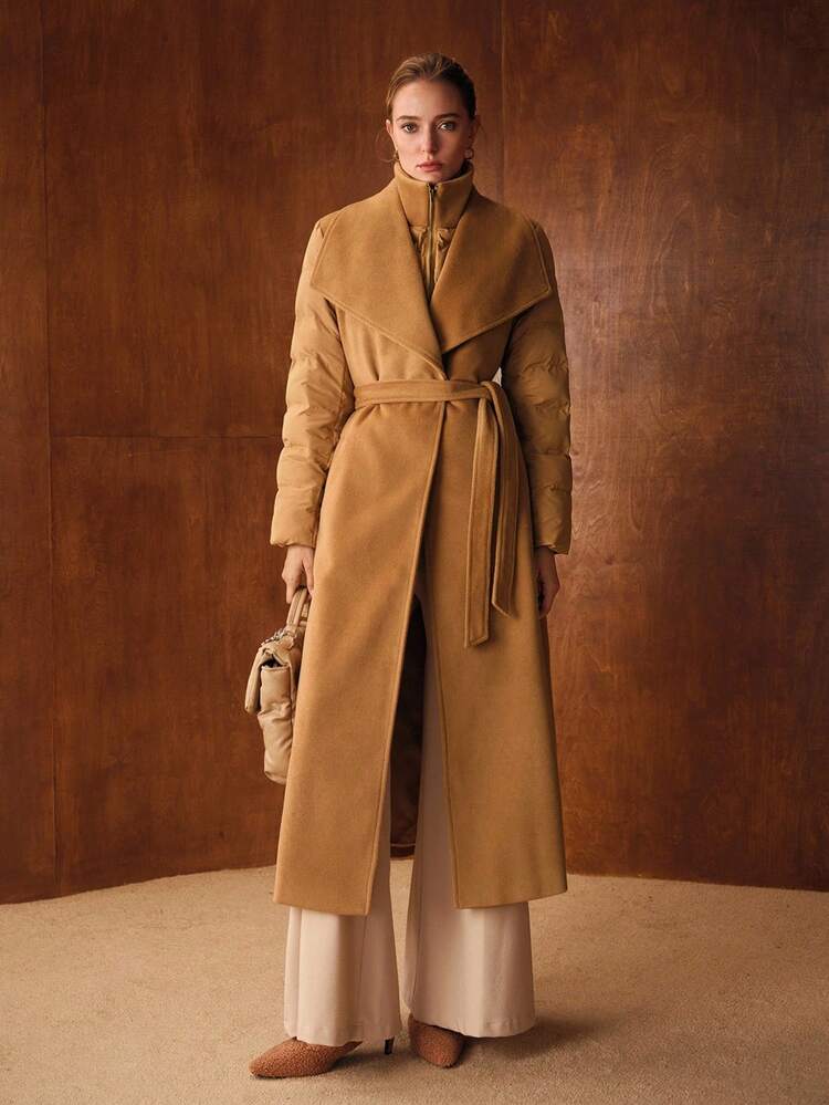 BELTED POCKET WINTER COAT