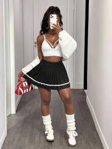 Slaydiva 女士素色日常運動胸罩 - 白色 - 查看 7