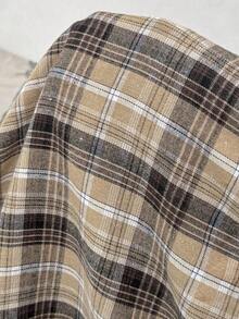 SHEIN 秋装，秋季服装，孕妇装秋冬服装孕妇休闲拼布格子长袖连衣裙，秋季格子裙中长裙长裙女裙裹身裙女裙女裙 - 彩色 - 查看 9