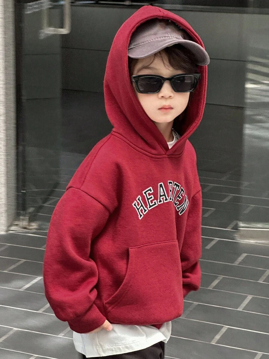 DAZY Young Boys' Casual Letter Print Hoodie Sweatshirt Fall/Winter