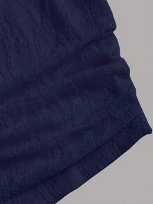 Sweetra Modny damski komplet z koronkową falbaną na ramiączkach i spódniczką w kształcie tortu, uniwersalny do noszenia na co dzień i na wakacje, wiosna/lato - Granatowy - Zobacz 5