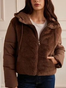 Aveloria Rosie Retro Minimalist Casual Versatile High-End Fashion Design Elegant Slim Fit Stylish Solid Color Padded Coat For Women Fall Winter Cloth For Women