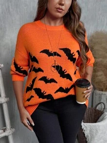 EMERY ROSE Suéteres de talla grande para Halloween - Multicolor - Ver 6