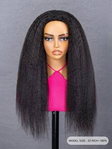 Tóc giả nửa đầu Wear Go kiểu tóc xoăn thẳng, vừa vặn linh hoạt, 3 trong 1, có dây rút, đường chân tóc tự nhiên, không đường may, thân thiện với người mới bắt đầu, không cần keo dán, tóc giả làm từ tóc thật, đường chân tóc đã được tỉa sẵn, mật độ 180%, chiều dài 14-16 inch (kiểu tóc bob), 18-26 inch (kiểu tóc thường), màu tự nhiên. - SNatural - Xem 4