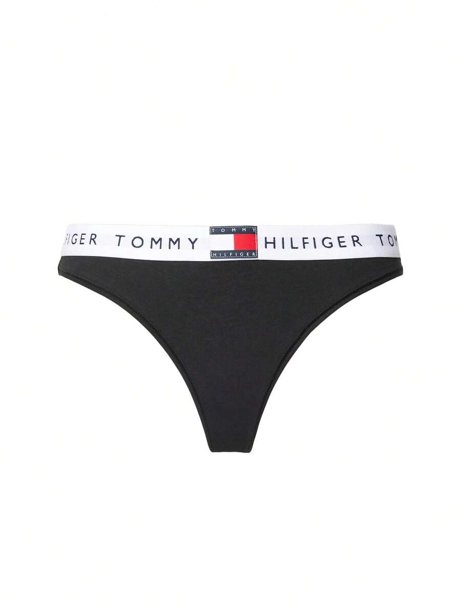 Tommy Hilfiger Women's Thong - Black - View 1