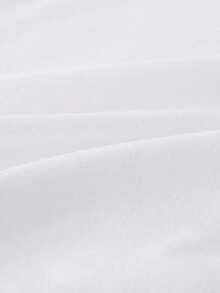 SHEIN 女式秋季万圣节休闲创意南瓜、蝴蝶结、鬼与妖精图案印花圆领短袖 T 恤，节日风格 - 白色 - 查看 6