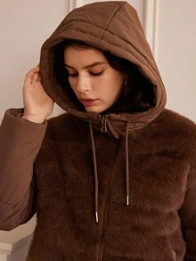 Aveloria Rosie Retro Minimalist Casual Versatile High-End Fashion Design Elegant Slim Fit Stylish Solid Color Padded Coat For Women Fall Winter Cloth For Women