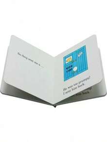 SHEIN 1本 16cm*16cm 纸板书 单页立体书 经典作品 睡前阅读 浅显易懂的插图 精美设计 亲子设计 生活日记 圆角《最亲爱的动物园》；1本 16cm*16cm 纸板书 防咬 经典作品 亲子活动 亲子设计 生活日记 圆角《小波在哪儿》 - 彩色 - 查看 3