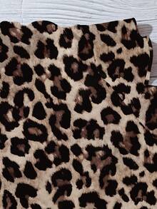 SHEIN LUNE Casual Minimalist Sexy Leopard Print Full Pattern Women Shirt, Suitable For Summer - Multicolor - View 6