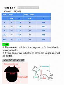 Zazumi 一件宠物服装，条纹印花设计，双面可穿，适合婚礼和派对等场合。 - 彩色 - 查看 4