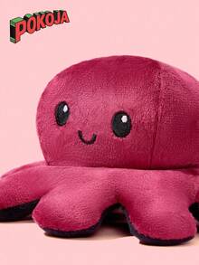 2025年新款可爱翻滚章鱼改变心情毛绒玩具减压书桌摆件 - 彩色 - 查看 8