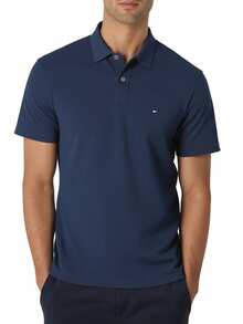 Tommy Hilfiger Men's Regular Fit Polo Shirt Blue - Night sky - View 1
