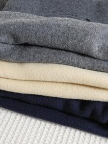 SHEIN 6 件套男婴/女婴可爱休闲运动服，针织字母印花连帽衫和慢跑裤套装，男女通用秋冬婴儿服装 - 彩色 - 查看 4