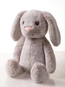 Cute Shaped Small Pig And Rabbit Plush Toys With Super Matte Carved Print Rabbit Fur Ultra-Soft Short Plush Material 28CM Handmade Dolls Fiber-Filled Animals Crochet Dolls Perfect Gift For Parents - Multicolor - View 3