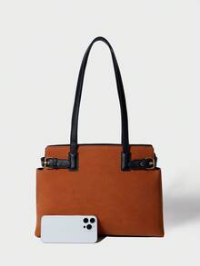 SHECARRY Women's Fashion Versatile Simple Casual Tote Bag