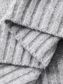 DAZY 新款宽松不对称领口毛衣韩版秋季