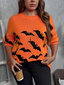 EMERY ROSE Suéteres de talla grande para Halloween - Multicolor - Ver 5