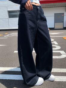 DAZY Women's Loose Casual Denim Jeans, Autumn/Winter