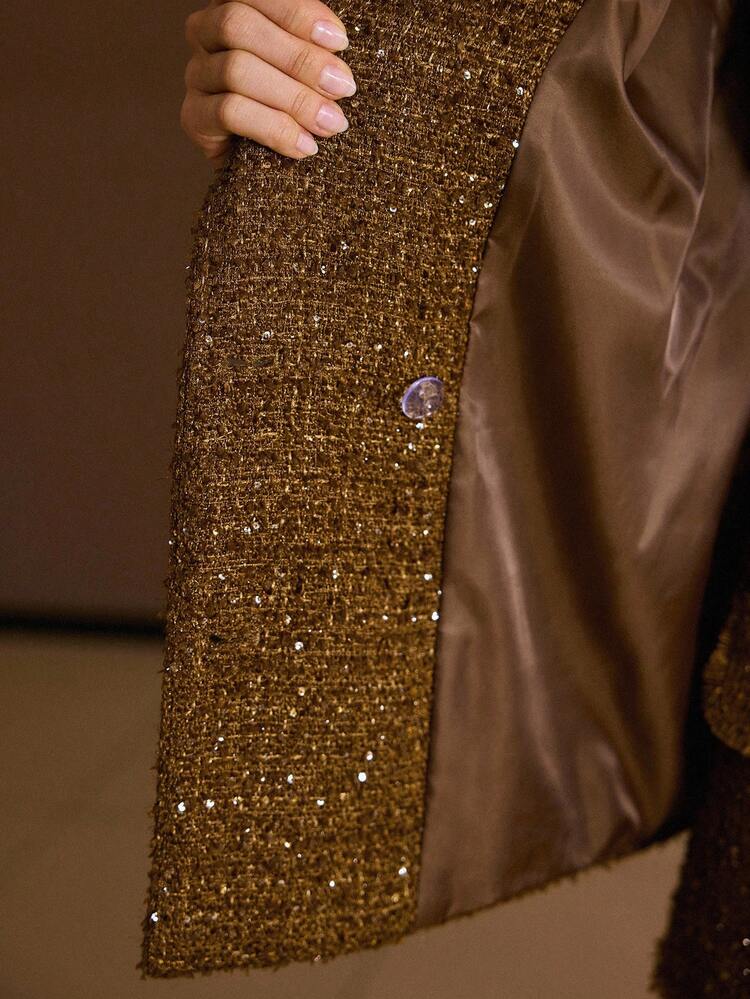WOOL DOUBLE BREASTED WINTER COAT FOR AUTUMN & WINTER