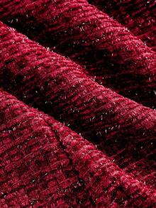 SHEIN MOD Plus Size 2pcs/Set Red Tweed Single-Breasted Square Collar Jacket And Skirt Set, Business Casual Woman,Back To School Clothes,Office Outfits For Women,Vintage Clothes Women,Back To School Clothes,Fall Clothes For Women,Fall Dresses For Women,Old Money,Holiday Outfits For Women