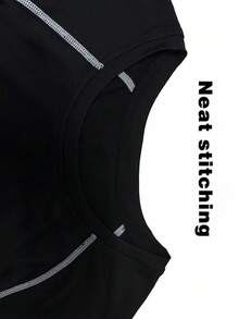 Manfinity Sport Corelite 男士蜘蛛印花修身短袖运动T恤压缩衬衫男士男士压缩衬衫图案压缩衬衫蜘蛛压缩衬衫