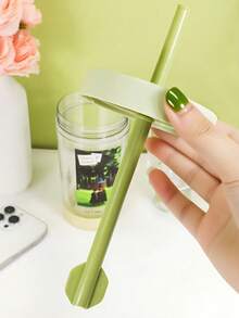 HARRY POTTER X SHEIN 1PC Straw Cup, Reusable Drinking Iced Coffee Cup, Wagon Cup, Adult And Children's Gifts - Multicolor - View 5