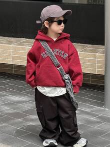 DAZY Young Boys' Casual Letter Print Hoodie Sweatshirt Fall/Winter