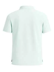 Tommy Hilfiger TOMMY JEANS Men's Polo Shirts Soft Easy To Match Moisture-Wicking Weekend Office Commuting Mint DM0DM20226-L6V - Mint Green - View 5