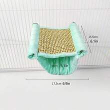 1pc Single/Double Layer Hanging Parrot Hammock Cooling Mat Perch Stand, Suitable For Bird Cages, Summer - Multicolor - View 18