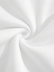 Manfinity Homme Men Fashionable Casual Young Casual Contrast Stripe Deer Silhouette Print Standard Fit Crew Neck Pullover Sweatshirt With Thermal Lined, Suitable For Autumn/Winter, Date, Party, Couples, Family Matching, Great Gift For Boyfriend